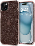 Spigen Liquid Crystal Glitter Umschlag Rückseite Silikon Rose Quartz (iPhone 15)