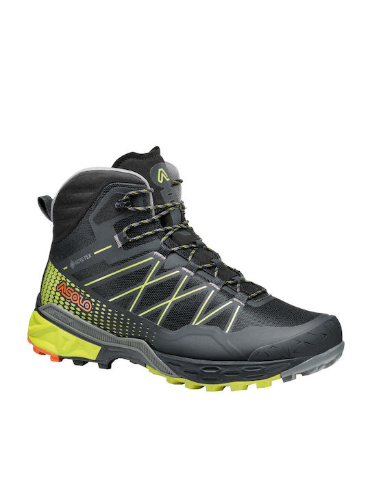 Asolo Tahoe Herren Wanderstiefel Wasserdicht mit Gore-Tex Membran Schwarz