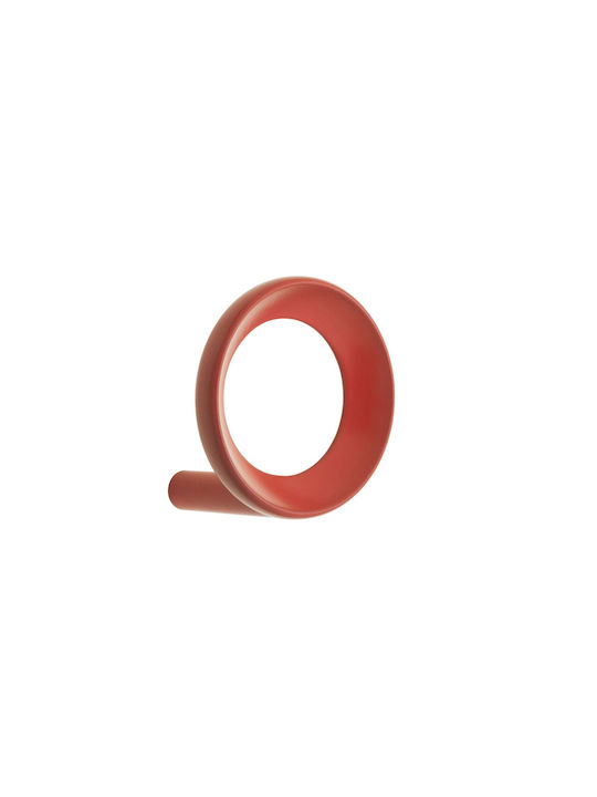 Normann Copenhagen Metal Wall Hanger Red 4.4cm 1pc