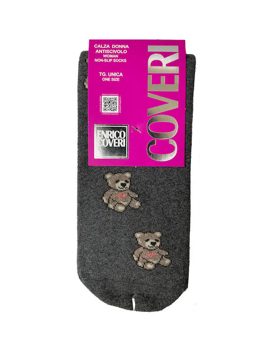 Enrico Coveri Women's Socks Gray