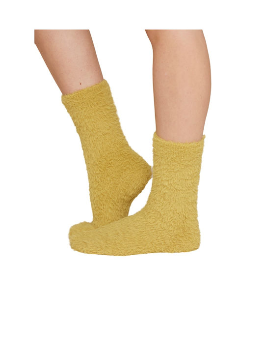 Noidinotte Women's Socks Yellow