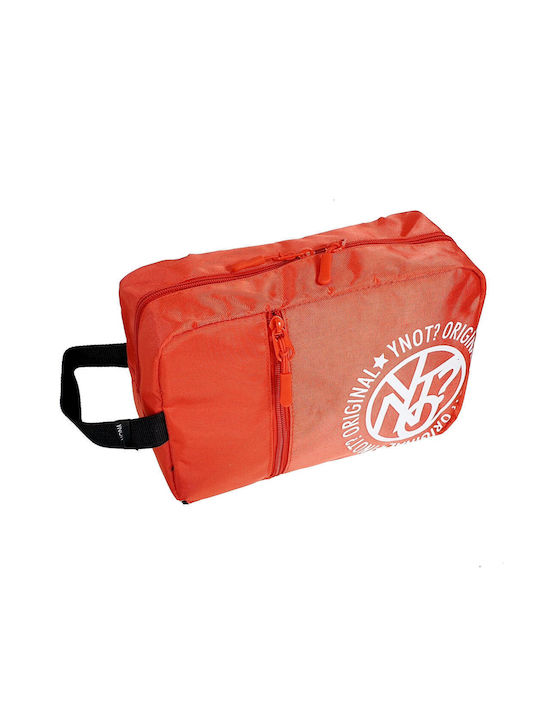 Y Not? Toiletry Bag in Red color