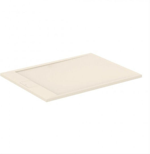 Ideal Standard Ultra Flat S I Life Quadratisch Künstlicher Stein Dusche x100cm Beige