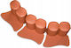 Prosperplast Gartenbordüre in Orange Farbe 10cm x 3.02m