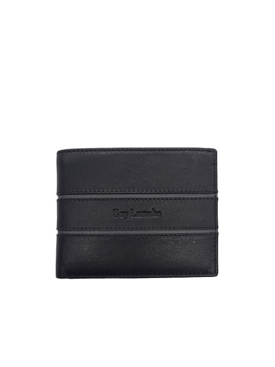 Guy Laroche Men's Leather Wallet with RFID Black