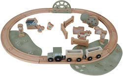 Little Dutch Set with Train made of Wood for 3++ Years