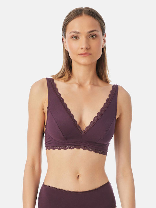 Minerva Women's Bralette Bra Purple