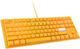 Ducky One 3 Gaming Μηχανικό Πληκτρολόγιο Tenkeyless με Cherry MX Black διακόπτες και RGB φωτισμό (Αγγλικό US) Κίτρινο