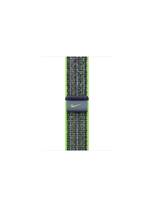 Apple Nike Sport Loop Λουράκι Υφασμάτινο Bright Green/Blue (Apple Watch 38/40/41mm)