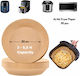 Aj WP Non-Stick Baking Papers for Air Fryer 20x20cm 50 Pieces
