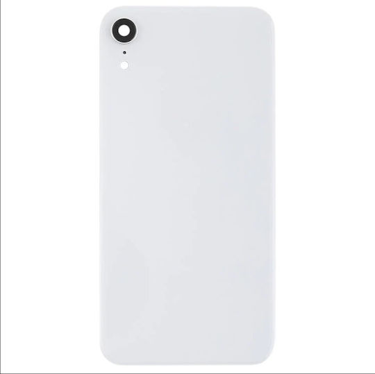 Καπάκι Μπαταρίας Glass Camera Lens Λευκό για iPhone XR