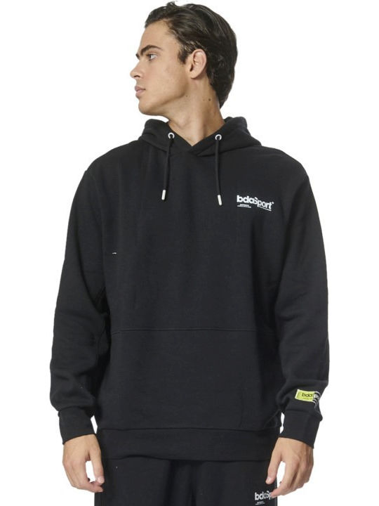 Herren Sweatshirt mit Kapuze Schwarz