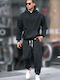 madmext Set Sweatpants with Rubber Black