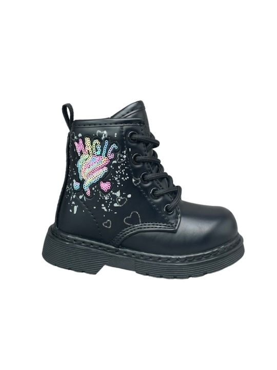 Smart Steps Kids Boots Black