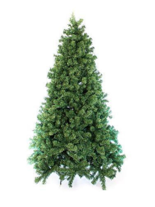 Pvc Christmas Green Tree with Metallic Base H210cm