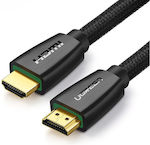 Ugreen Hd118 HDMI 2.0 Geflochten Kabel HDMI-Stecker - HDMI-Stecker 2m Schwarz
