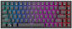 Royal Kludge RK84 Wireless Gaming Mechanical Keyboard Tenkeyless with Custom Red switches and RGB lighting (English US)