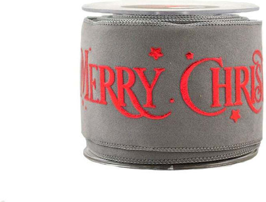 Kappa Decor Weihnachtliche Farbband Stoff Gray 900x8cm 1Stück