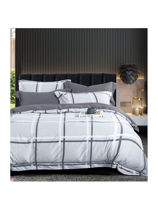 Mc Decor Premium Σετ Σεντόνια Υπέρδιπλα 240x270εκ. Grey (4τμχ)