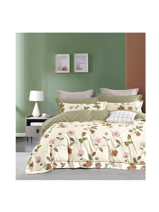 Mc Decor Сет Чаршафи 240x270см. Premium Ecru 4бр