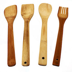 Wooden Cooking Utensil Set 4pcs