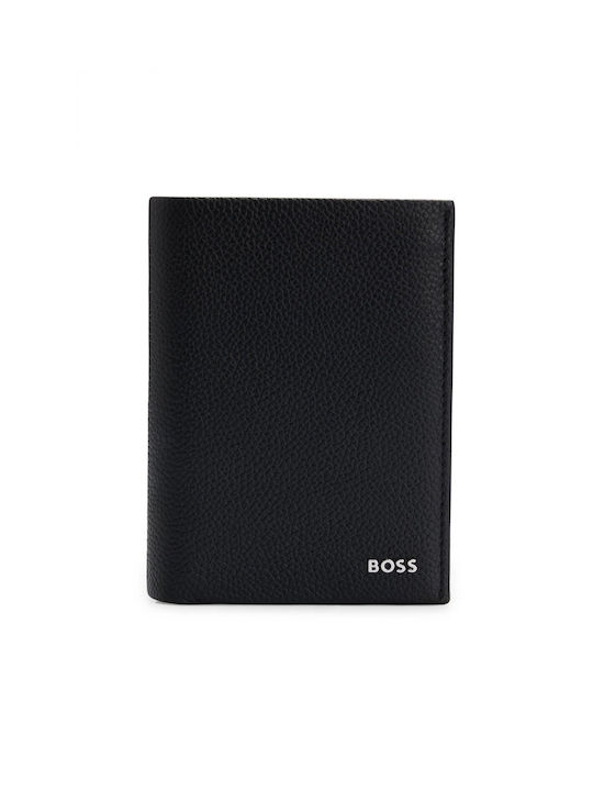 Hugo Boss Men's Leather Card Wallet Black