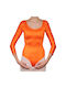 Dance & Football Kids Dance Bodysuit Orange KK3OR-001