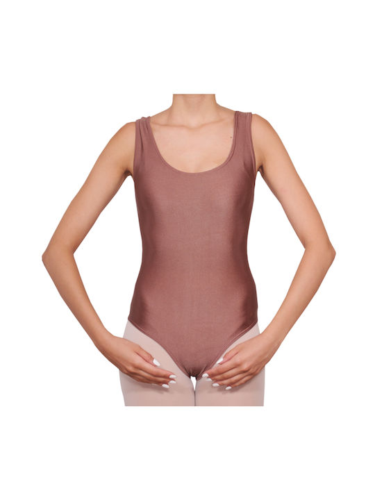 Dance & Football Kids Dance Bodysuit Brown KK1BN-001