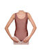 Dance & Football Kids Dance Bodysuit Brown KK1BN-001