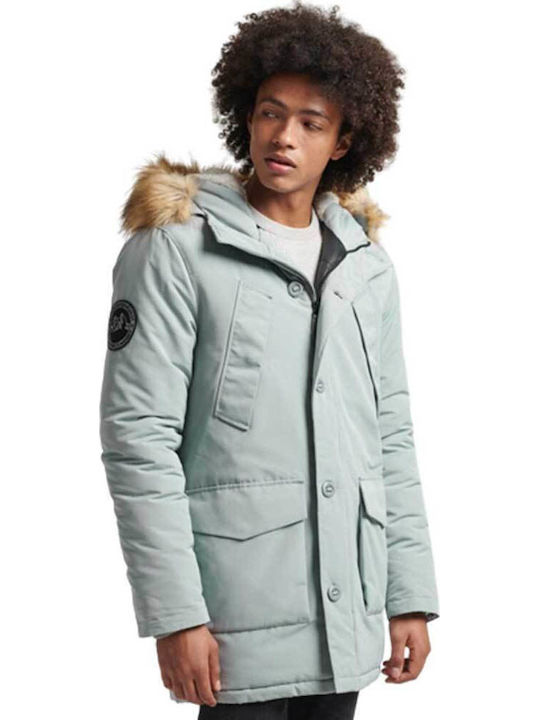 Superdry Everest Geacă De Iarnă Parka Gri