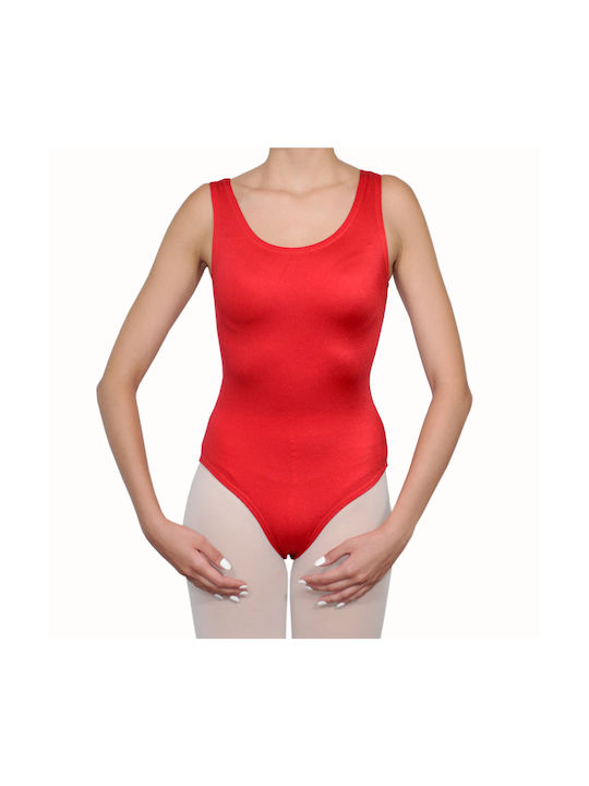 Dance & Football Bodysuit Red for Ballet