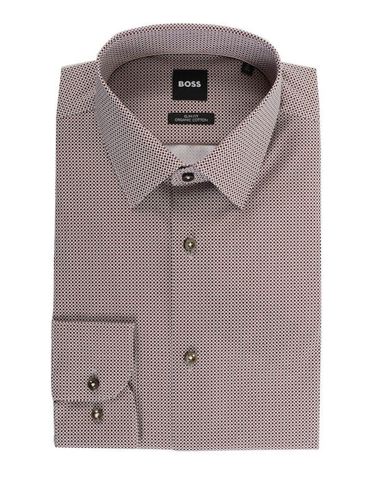 Boss Long-sleeved Shirt Brown