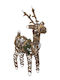 Fylliana Illuminated Christmas Figure Deer Bronze Height 25cm