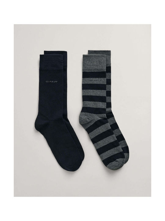 Gant Solid Color Socks Gray 2Pack