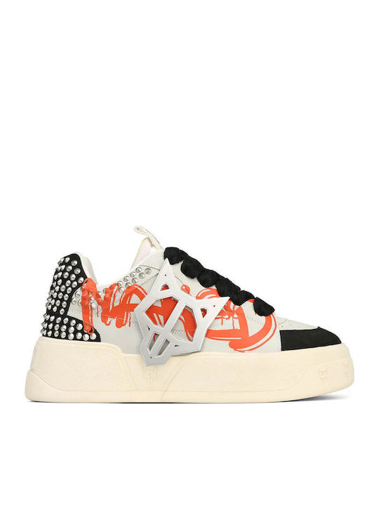 Naked Wolfe Мъжки Маратонки White / Black