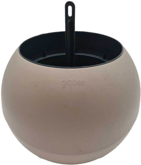 Globee Pot Plastic Taupe Globee Pot Plastic Taupe