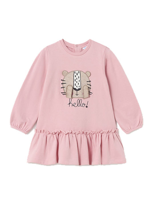 Mayoral Sweatshirt Kids Dress Pink