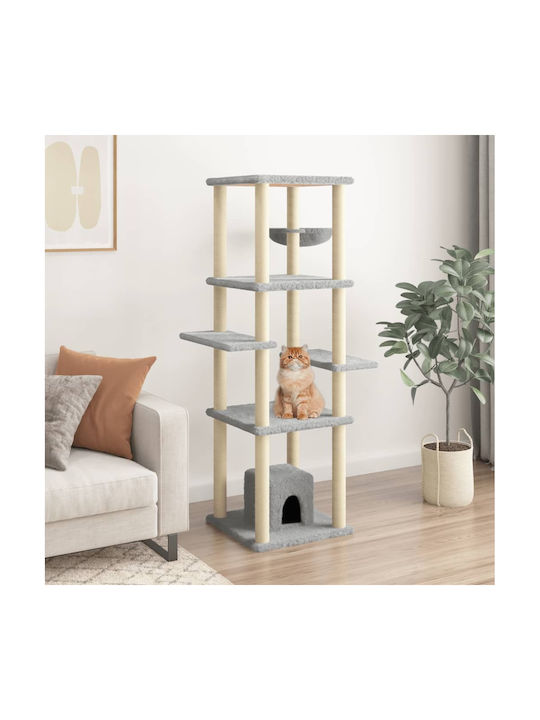 vidaXL Cat Scratching Post Cat Trees Gray