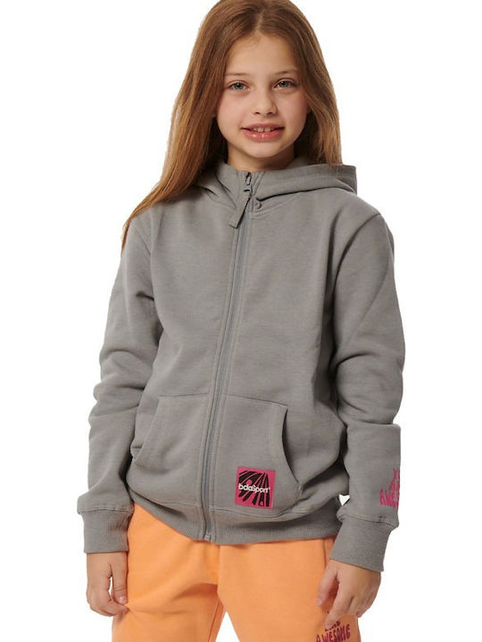 Body Action Kids Sweatshirt Cardigan with Grey ...