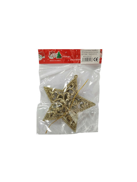 Hanging Star with Glitter