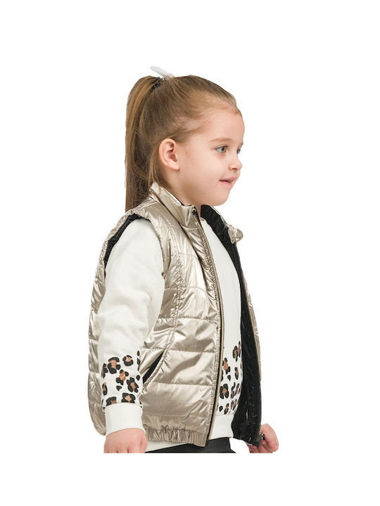 Energiers Kids Quilted Jacket Sleeveless Double Sided BEZ