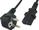 Valueline Schuko - IEC C13 Cablu 1.8m Negru (CABLE-703)