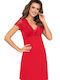 Donna Winter Women's Nightdress Red