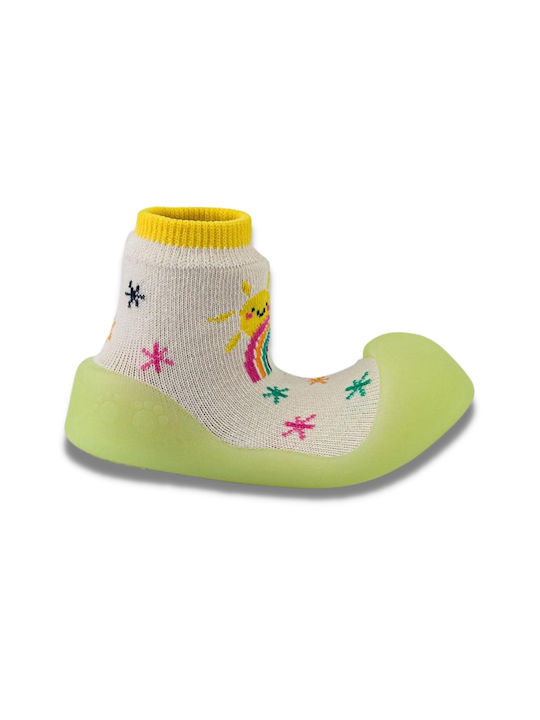 BigToes Kinderstrümpfe Hausschuh-Socken Mehrfarbig