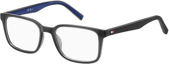 Tommy Hilfiger Bărbați Metalic Rame Ochelari Gri TH2049 FRE