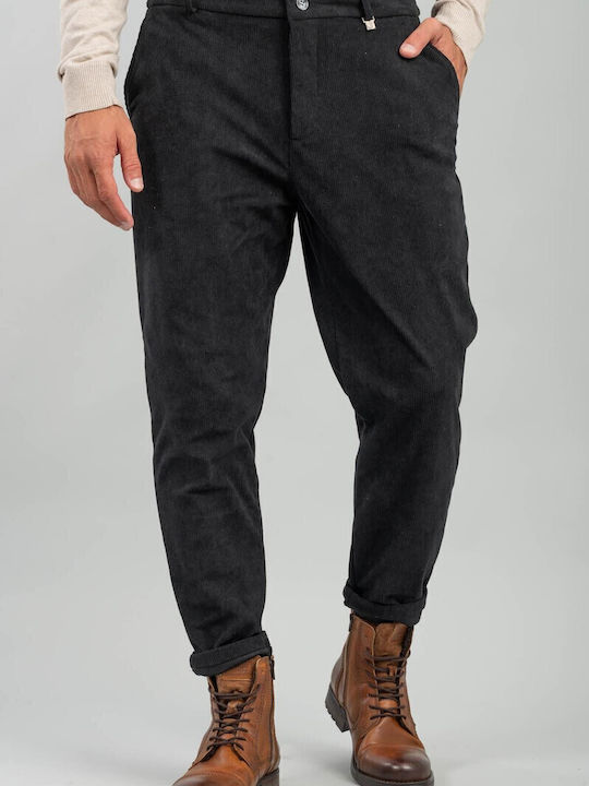 Pantaloni cu Croială Largă Negru