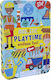 Floss & Rock Jucărie de Construcție Magnetică Playtime Endless Fun - Construction pentru Copii 3++ Ani