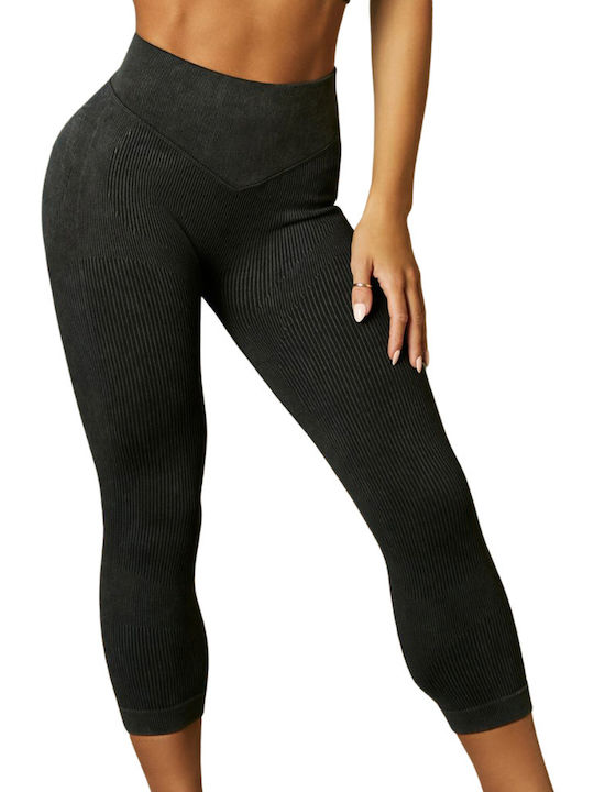 La Lolita Amsterdam Women's Capri Training Legging Gray