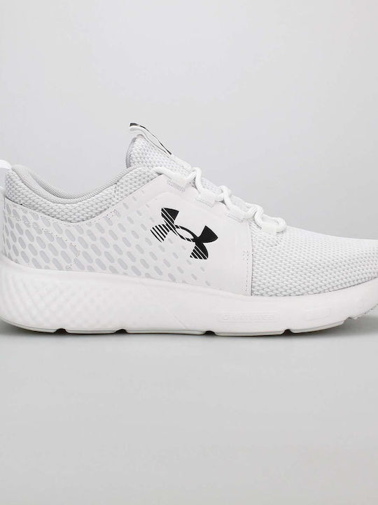Under Armour Charged Decoy Ανδρικά Αθλητικά Παπούτσια Running Λευκά