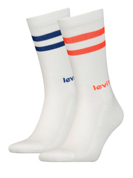 Levi's Cut Socks White 2Pack